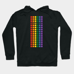 Say Gay Pride Grid Hoodie